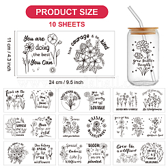 PVC DIY Heat Transfer Paper&nbsp;DIY-WH0517-135