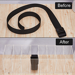 8 Grids Acrylic Belt Organizer Storage Box&nbsp;CON-WH0099-28