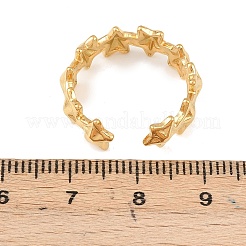 304 Stainless Steel Cuff Open Rings&nbsp;RJEW-P175-01B-G