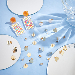 50Pcs 304 Stainless Steel Stud Earring Findings&nbsp;STAS-UN0059-21B