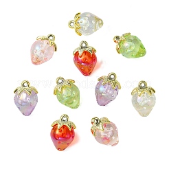 20Pcs 5 Colors Transparent Acrylic Pendants&nbsp;TACR-CJ0001-74
