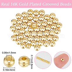80Pcs Brass Beads&nbsp;KK-BBC0013-06