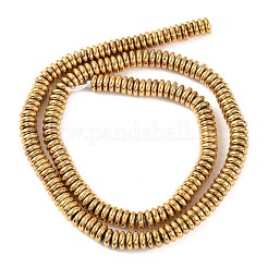 Electroplated Synthetic Non-magnetic Hematite Beads Strands&nbsp;G-H027-D01-02