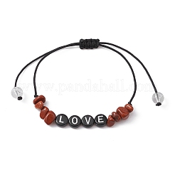 Natural Gemstone Braided Bead Bracelets&nbsp;BJEW-JB09607