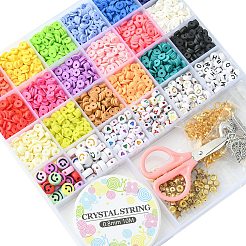 DIY Heishi Surfer Bracelet Making Kit&nbsp;DIY-YW0007-43