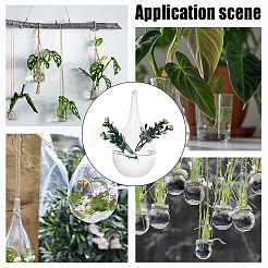 Glass Hanging Hydroponic Vases&nbsp;AJEW-WH0752-086A