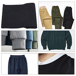 85% Cotton & 15% Elastic Fiber Ribbing Fabric for Cuffs&nbsp;FIND-WH0150-92B