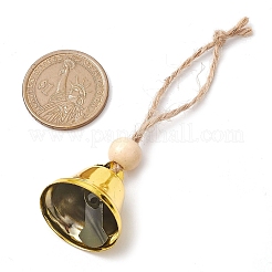 Iron Bell Pendant Decoration&nbsp;HJEW-JM02489-03