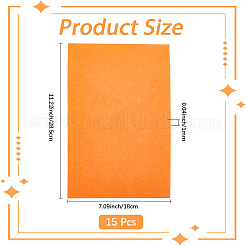 15Pcs Felt Non Woven Fabric&nbsp;DIY-SP0003-93N