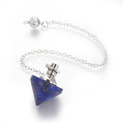 Natural & Synthetic Mixed Stone Cone Dowsing Pendulums&nbsp;G-G771-D