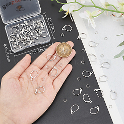 20 Pair Brass Leverback Earring Findings&nbsp;DIY-BBC0001-71P