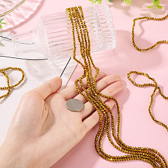 10 Strands Electroplate Transparent Glass Beads Strands&nbsp;EGLA-BW0001-01