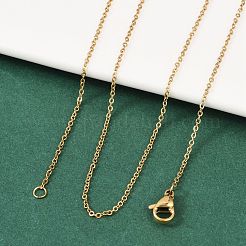 304 Stainless Steel Cable Chain Necklaces&nbsp;X-NJEW-M151-24G