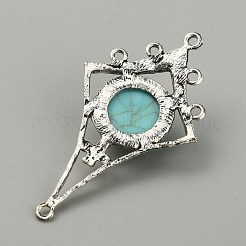 Synthetic Turquoise Chandelier Component Links&nbsp;FIND-TAC0011-49C-AS