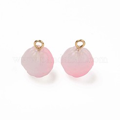 Two Tone Spray Painted Glass Pendants&nbsp;GLAA-Q092-05C