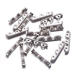 3 Holes Tibetan Style Alloy Spacer Bars&nbsp;A0448Y