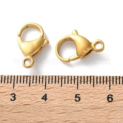 304 Stainless Steel Lobster Claw Clasps&nbsp;STAS-V007-01F-G