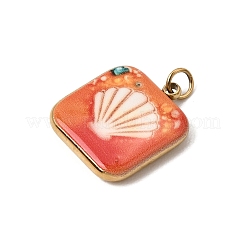 Printed 304 Stainless Steel Pendants&nbsp;SA-CBACFAA-03G
