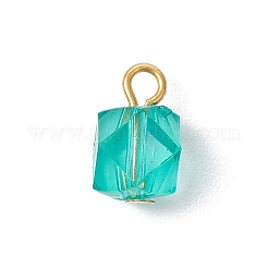 Transparent Acrylic with Iron Pendants&nbsp;PALLOY-JF03680-01