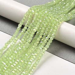 Imitation Jade Glass Beads Stands&nbsp;LS-EGLA-A035-J3mm-B01