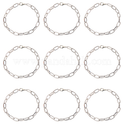 20Pcs Iron Cable Chain Bracelets for Women Men&nbsp;BJEW-SC0001-42