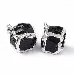 Natural Obsidian Pendants&nbsp;G-G978-01