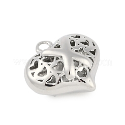 Hollow Brass Pendants for Valentine's Day&nbsp;KK-M289-03X-P