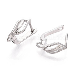 Brass Hoop Earring Findings&nbsp;KK-N267-28P