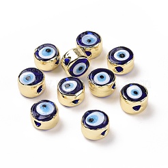 Handmade Evil Eye Lampwork Beads&nbsp;LAMP-P057-05G