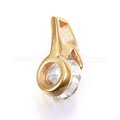 Cubic Zirconia Charms&nbsp;STAS-P216-10G