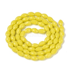 Opaque Solid Color Glass Beads Strands&nbsp;GLAA-N071-01A-C03