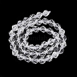 Synthetic Quartz Crystal Beads Strands&nbsp;G-Z119-A42-02