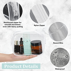 Clear Plastic Cosmetic Zipper Bags&nbsp;ABAG-WH0038-61