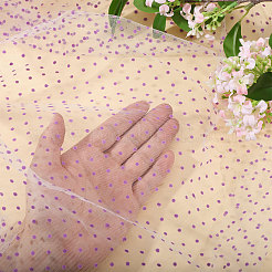 Polyester Polka Dot Fabric&nbsp;DIY-PH0038-36B