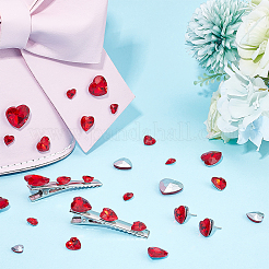 78Pcs 6 Style Glass Rhinestone Cabochons&nbsp;RGLA-FG0001-14
