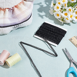 Polyester Braided Lace Ribbon&nbsp;OCOR-WH0108-07C