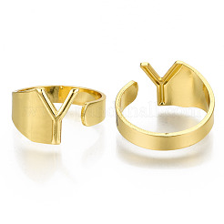 Alloy Cuff Finger Rings&nbsp;X-RJEW-S038-195Y-G-NR