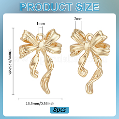 8Pcs Brass Pendants&nbsp;KK-BC0014-43