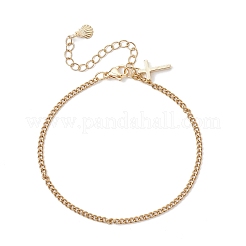 304 Stainless Steel Cable Chains Bracelets for Women&nbsp;BJEW-JB12448-01