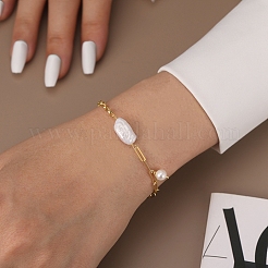 925 Sterling Silver Charm Bracelets&nbsp;BJEW-D343-02G