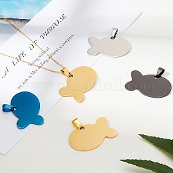 Stainless Steel Pendants&nbsp;STAS-PH0019-36