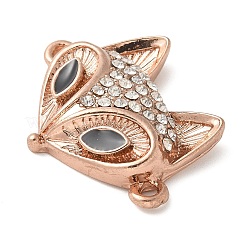 Alloy Crystal Rhinestone Fox Connector Links Charms&nbsp;FIND-M052-04KCG-NR