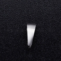 Tarnish Resistant 201 Stainless Steel Snap on Bails&nbsp;STAS-S105-JN470-1-9