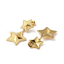 304 Stainless Steel Dangle Stud Earrings&nbsp;STAS-Z052-25G