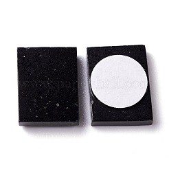 Natural Shungite Cabochons&nbsp;G-L505-44