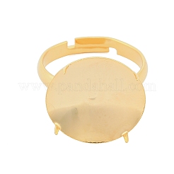316 Stainless Steel Cuff Ring Components&nbsp;STAS-D375-04G