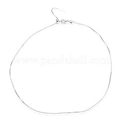 Adjustable Electroplate Brass Venetian Chain Necklace&nbsp;X-MAK-L028-02P