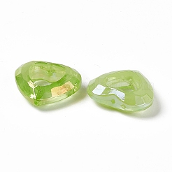 UV Plating Rainbow Iridescent Acrylic Bead Frames&nbsp;PACR-M003-04