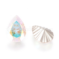 Glass Rhinestone Cabochons&nbsp;X-RGLA-G015-A02-001AB