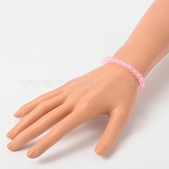 Stretchy Frosted Glass Beads Kids Bracelets for Children's Day&nbsp;BJEW-JB01768-06